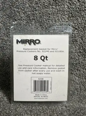 92180 Mirro 92508 8 Quart Pressure Cooker Gasket Genuine Replacement Part #92508 Old Stock #2