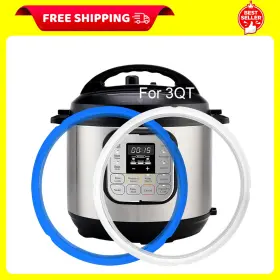 Mirumio 445006330370 2-pack Sealing Ring For Instant Pot Mini 3-qt Food-grade Replacement Parts