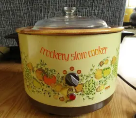 Vrf46344 Montgomery Ward Vintage Electric Crockery Slow Cooker