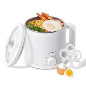Mo-ecw01-fba Moosum Mini Electric Hot Pot Fast Cooker For Ramen/soup Stainless Steel With Over-