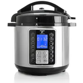 Moss & Stone 4897038503964 And Electric Pressure Cooker 6 Quart Stainless Steel 14-in-1