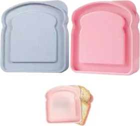 Mia165 Myuiao 1pc Random Color Sandwich Containers Box Food Standard