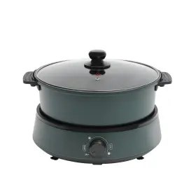Neatoom 769092520383 Electric Shabu Pot With Removable 4.2 Quart Split Multi Non-stick Elec