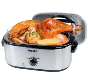 Necero 717977783910 Roaster Oven 26 Quart Electric With Visible Glass Lid Tur