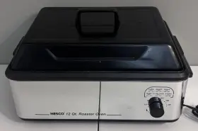 4112-20 Nesco 12 Quart Millennium Non Stick Roaster Oven Convection / Vintage