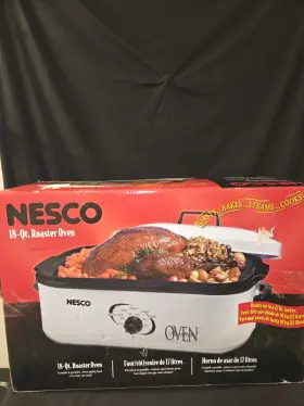 4808-14-30 Nesco Vintage 18 Quart Roaster Oven Slow Cook Roast Bake Steam New
