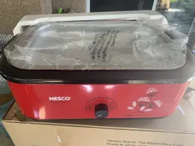 4818-12w Nesco Red 18 Quart Roaster New Still In Box