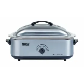 4818-25-pro Nesco Professional 18 Quart Roaster Oven Stainless Steel 4818-25 Cooks 22lb Bird