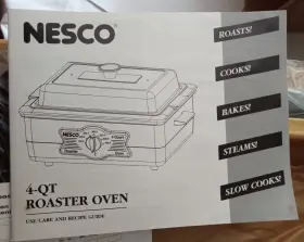 63828 Nesco Vintage Qvc 2001 4- Quart Roaster Oven Cook Bake Steam Slow Nib