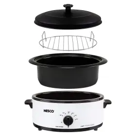 4816-14 Nesco 720698801153 Porcelain Roaster Oven 6 Quart White #2