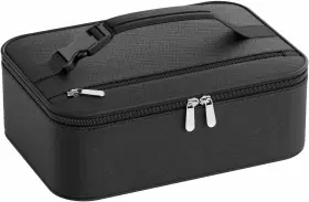 F0001s01 Neverwhy Small Lunch Box Insulated Bag For Women Men Bento Kids Black F0001s01 Neverwhy Small Lunch Box Insulated Bag For Women Men Bento Kids Black