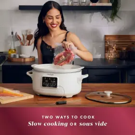 2195312 Newell Brands Crock-pot Programmable 6-quart Slow Cooker With Sous Vide Oat Milk #2