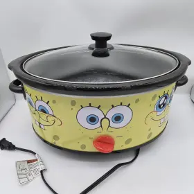 Nkl-71 Nickelodeon Spongebob Squarepants 7 Quart Slow Cooker 2018 Viacom Rare Htf Works