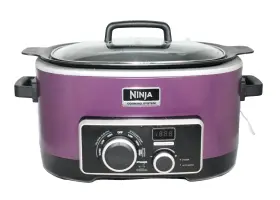 Mc900qeg Ninja 1744682 4-in-1 Slow Cooking System 6 Quart Purple Carry Case Included