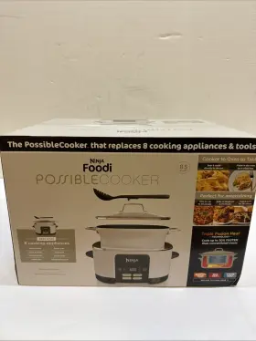 Mc1000wmwh Ninja Foodi Possiblecooker Pro 8.5 Quart White Multicooker