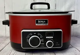 Mc900qcn Ninja Red Multi Cooker 4-in-1 Cooking System 1200w Basket And Baking Pan #2