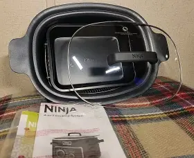 Mc950qcn Ninja Mc950q 4-in-1 Cooking System Lid Pot Roasting Rack Pan Parts