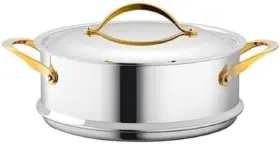 Acncsts16spot8 Nutrichef 8-quart Steamer Insert With 1.5 Quarts Stainless Steel