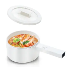 Olk-01-01 Olayks Hot Pot Electric 1.5l Ceramic Glaze Non-stick Mini Portable El