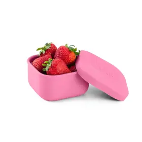 Omie 850005702726 Omiebox Silicone Leakproof Snack Containers To Go Food Container Pink