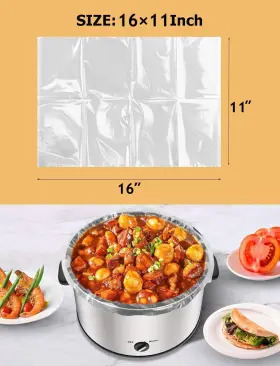 Ooflaye 736020872289 16 Counts Slow Cooker Liners Small Size 11 X Inch Kitchen Disposable Cook #3
