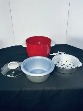 4722-000 Oster 4722 6-cup Rice Cooker And Steamer/ Red With Box Inst. Manual #3