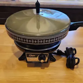 70l-0a Oster Slow Cooker Buffet Server Controlled Heat Electric 750w Pot Lid Base