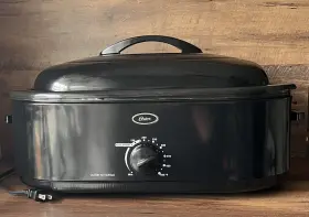 Ckstrs16-bsb-w Oster 16 Quart Roaster Oven Self-basting Lid Speeds Cooking Original Box