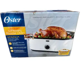 Ckstrs16-wb Oster 16-quart Self-basting Roaster Oven White New Open Box