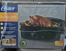 Ckstrs18-bsb-d Oster Roaster Oven With Self-basting Lid 18 Quart Black