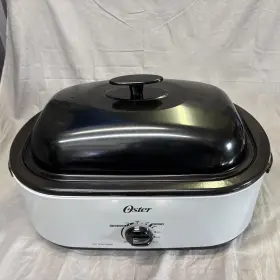 Ckstrs18-shd Oster Roaster Oven Electric Self Basting 18 Quart - With Lid Pan And Rack