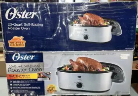 Ckstrs20-sbcw Oster 20-quart Self Basting Roaster Oven Lid 24lb Turkey Steel