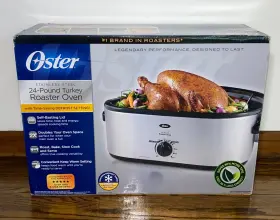 Ckstrs20-sbdw Oster 24 Pound Turkey Roaster Oven 20-quart Capacity Stainless