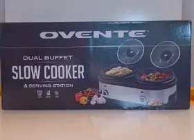 Slo215br Ovente Dual Buffet Slow Cooker And Serving Station