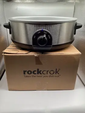 Pampered Chef 3156-3140 Rockcrok 4 Quart Dutch Oven And Slow Cooker Stand Set 3140 3156