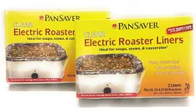 Pan Saver 313056734745 Electric Roaster Liners 2 Boxes 4