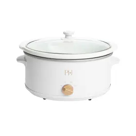 Par 741393097276 6-quart Manual Slow Cooker Features Three 6 Quarts White
