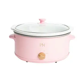 B0d98zmqd1 Paris Hilton 6- Quart Manual Slow Cooker Low/high/warm Settings Pink