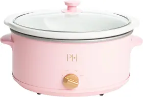 Ph12896 Paris Hilton 6-quart Manual Slow Cooker Features Three Settings Low High War