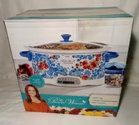 575499175 Pioneer Woman Sealed Frontier Rose 7 Quart Slow Cooker Crock Pot New In Box
