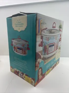 Pwf236211223001 Pioneer Woman The Sweet Rose 6-quart Programmable Slow Cooker Crock Pot Open Box #3