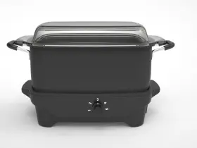 Plata 689528320397 8 Quart Flat Base Slow Cooker Quarts