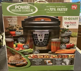 Ppc773 Power Pressure Cooker Xl 10-quart Electric Slow - Silver Model