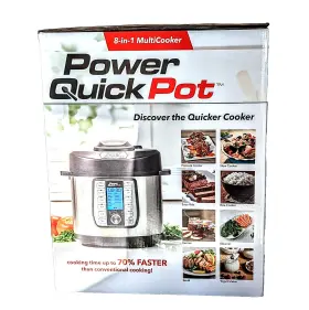Y6d-36 Power Quick Pot 6 Quart Pressure Cooker 1200w 8 In 1 Multicooker Y6d 36 Tested