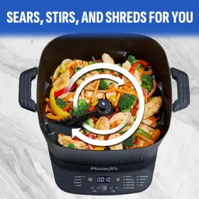 Mc107d-7gptv Powerxl Stirmax Deluxe 7.5 Quart Digital Multi-cooker With Automatic Paddle To Stir And #3