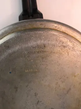 0124001 Presto Vintage Pressure Cooker 4 Quarts #0124001 #3