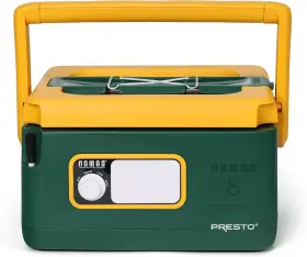 06019 Presto 03434 8-quart Nomad Traveling Slow Cooker 8 Quarts Green/gold