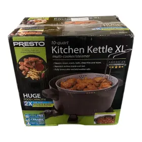 06009 Presto New Open Box 10 Quart Kitchen Kettle Xl Multi-cooker/steamer Fries Boils