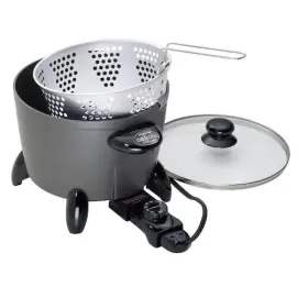 Presto 075741060033 Options 6 Quart Dark Gray Electric Multi-cooker