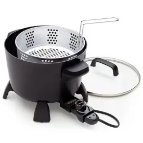 Presto 075741060088 8 Quart Black Big Kettle Electric Multi-cooker/steamer